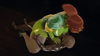 La Princesse Fiona De Shrek Se Fait Couvrir De Sperme Par Un Orc