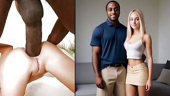 A Black Man Opens Up My Stunning Spouse'S Rear (Buttocks)